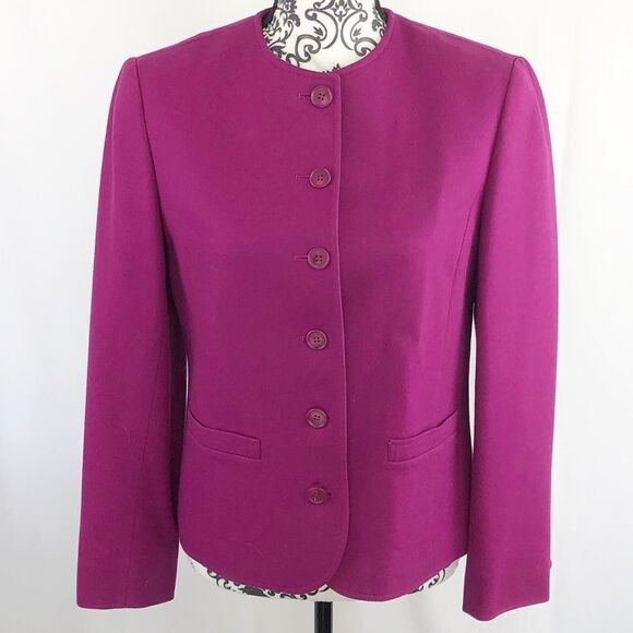 Pendleton Wool Button Down Cropped Jacket - Picture 1 of 8